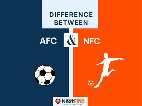 what does the afc stand for|afc nfc explained.